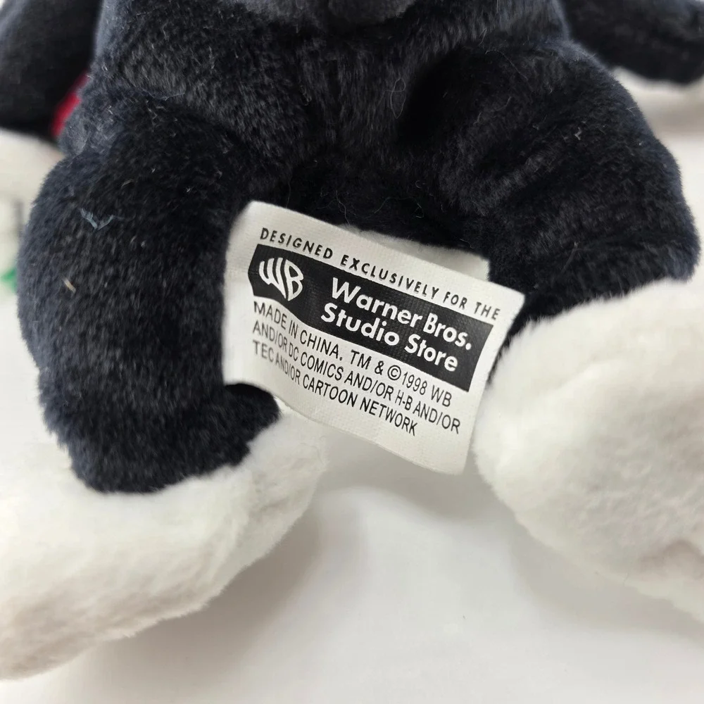 Warner Bros Sylvester‎ Santa Bean Bag Plush Vintage 1998 NWT